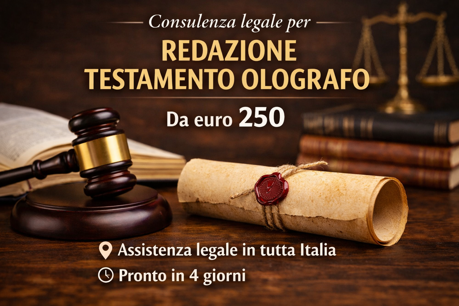 deposito testamento olografo presso avvocato